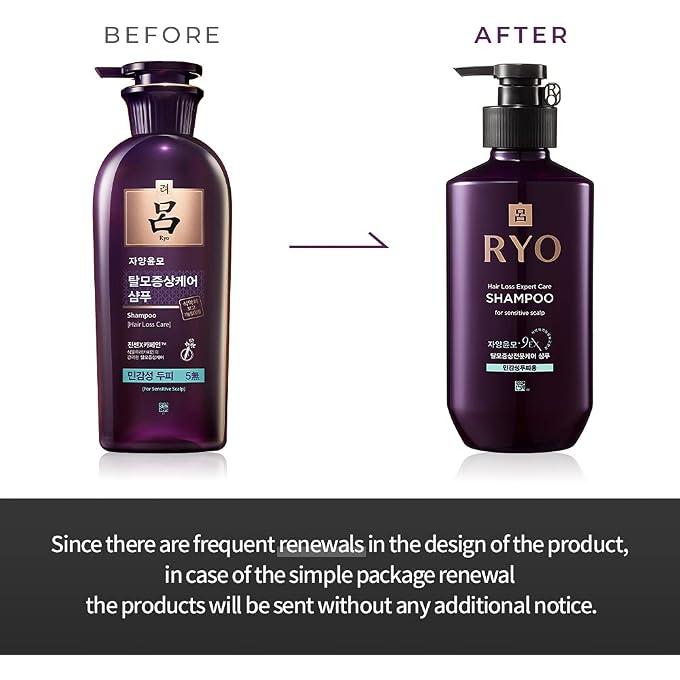 Ryo Hair Strength Expert Care Shampoo for Senisitive Scalp, Hypoallergenic Cleansing, Soothing Care, Relieving Itchiness for Dryness and Smelly Scalp, Strengthening for Thinning Hair, 13.53 Fl Oz. - Image 2