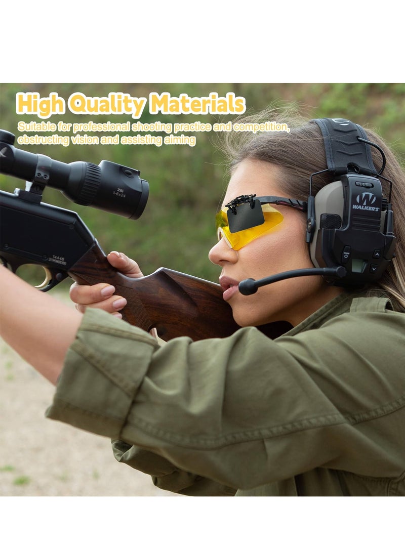 Bluejw 2 Pcs International Standard Shooting Glasses Patch Shooting Patch International Standard Shooting Patch For Glasses Shooting Blinders Target Aid Shooting Sports Accessories  - Image 2