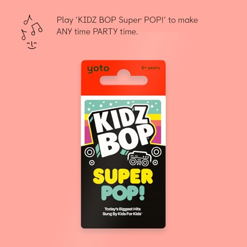 Yoto Kidz BOP Super Pop! – Kids Audio Card for Use with Player & Mini All-in-1 Audio Device, Screen–Free Listening with Fun Singalong Music for Playtime Parties & Travel, Ages 5+ - Image 2