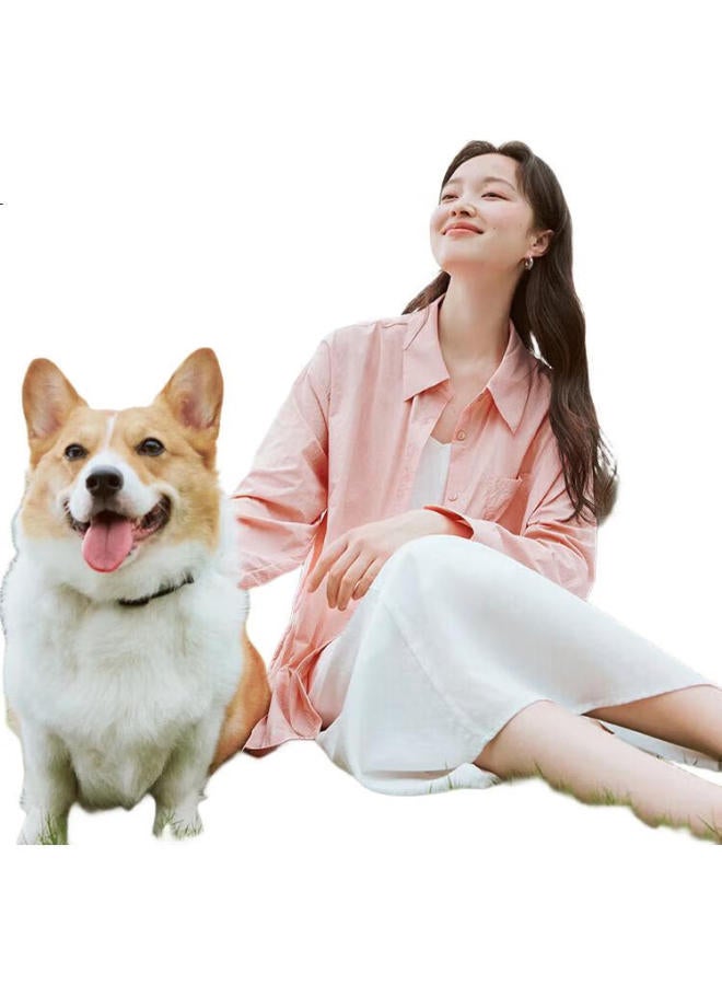 INMAN Upf100+ Sun Protection Shirt For Women, Summer Fashion Blouse Jacket, Lotus Pink, Size L - Image 1