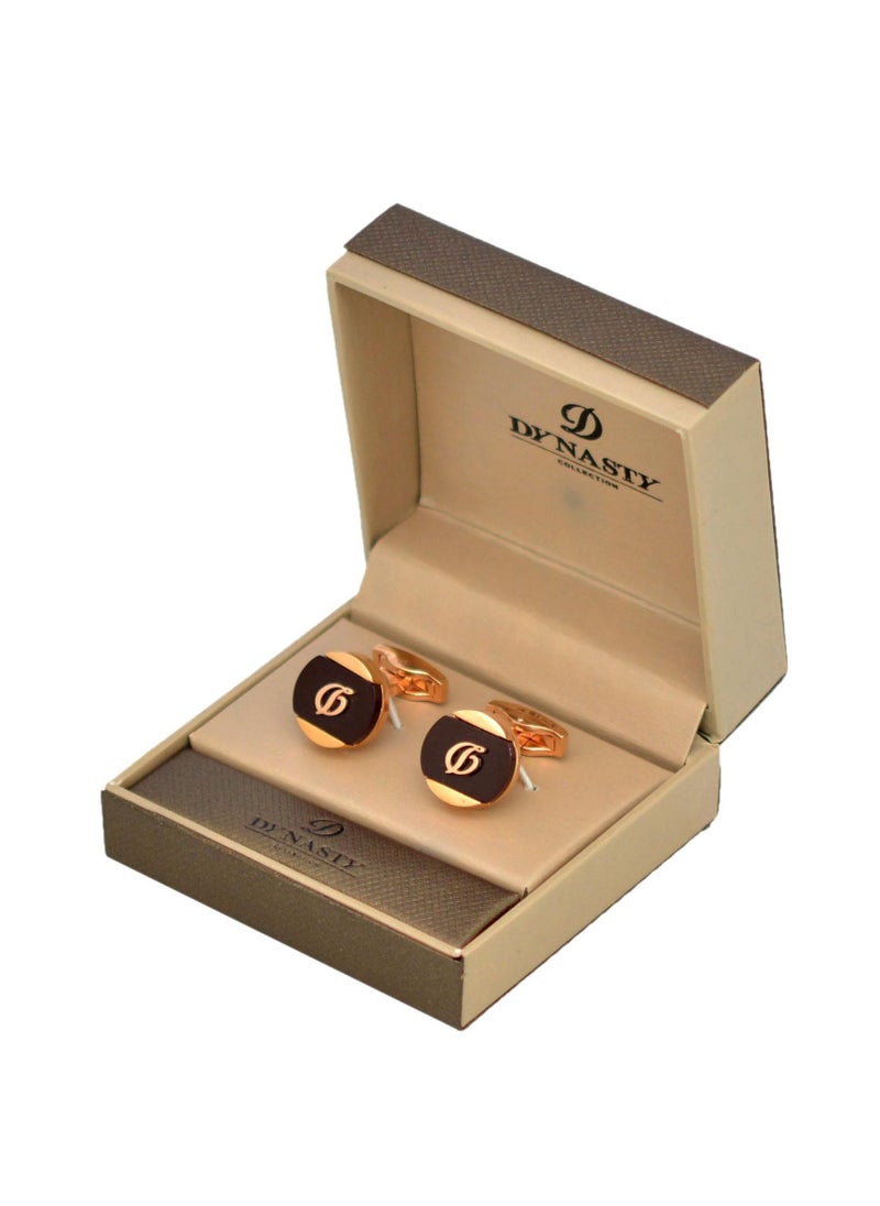 Dynasty' - Pair Of Metal Cufflinks DY22-7 - Image 1