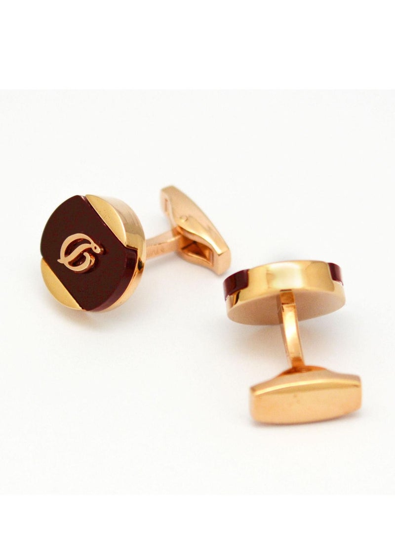 Dynasty' - Pair Of Metal Cufflinks DY22-7 - Image 1