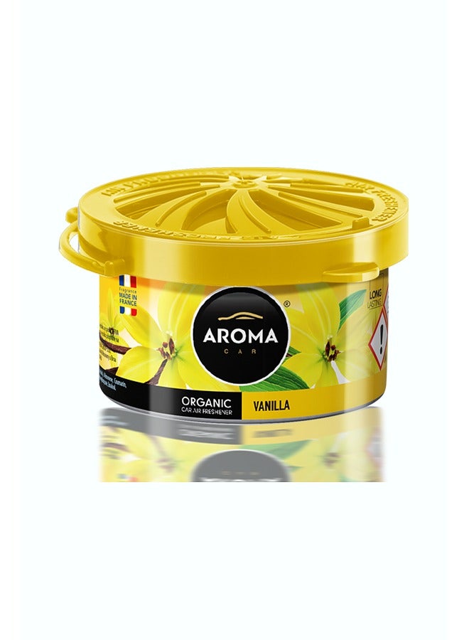 Aroma ORGANIC Car Air Freshener Vanilla