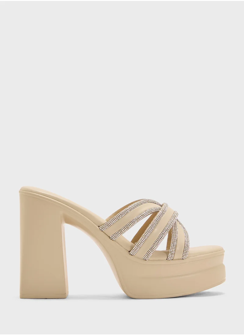 BR Platform Diamante Sandal