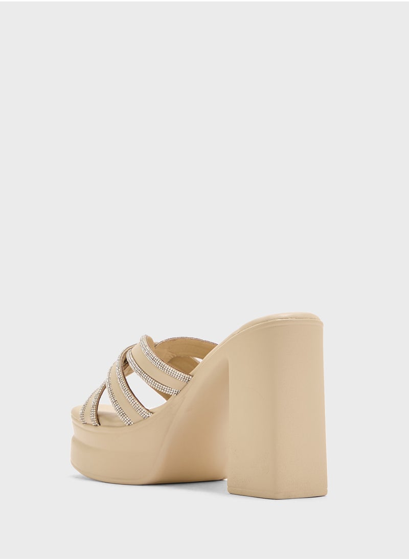 BR Platform Diamante Sandal  - Image 3