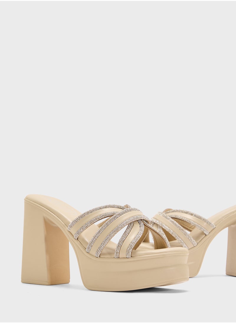 BR Platform Diamante Sandal  - Image 4