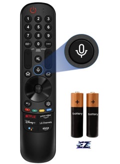Replacement Remote Control for LG TV, for All LG Remote Controls 2019-2023 for LG Smart TVs LG Magic MR22/23GA with Voice and Pointer Function. for LG ThinQ OLED WebOS UHD 4K TV. Warranty with battery