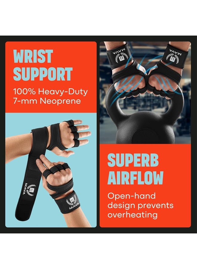 FRISKY Weight Lifting Gloves with Wrist Support, Work Out Gloves, Gym Gloves - Great for Cross Training, Pull Ups, Calisthenics and Gym, Workout Gloves for Men & Women - Image 5