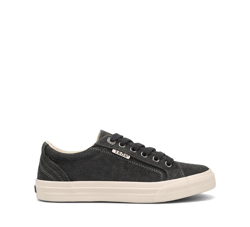 Taos Plim Soul Women's Sneaker-Stylish Platform Sneaker with Curves & Pods Removable Footbed, Arch Support, Classic Design for Everyday Fashion, All Day Comfort Charcoal Wash Canvas 7.5 (M) US - Image 3