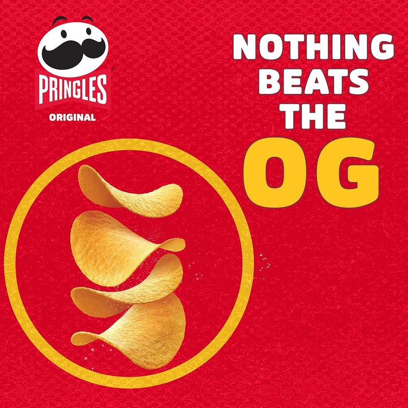 Pringles برينجلز بنكهة الأصلية - رقائق البطاطس المملحة الكلاسيكية - عبوة 165 جرام من 3 - Image 5