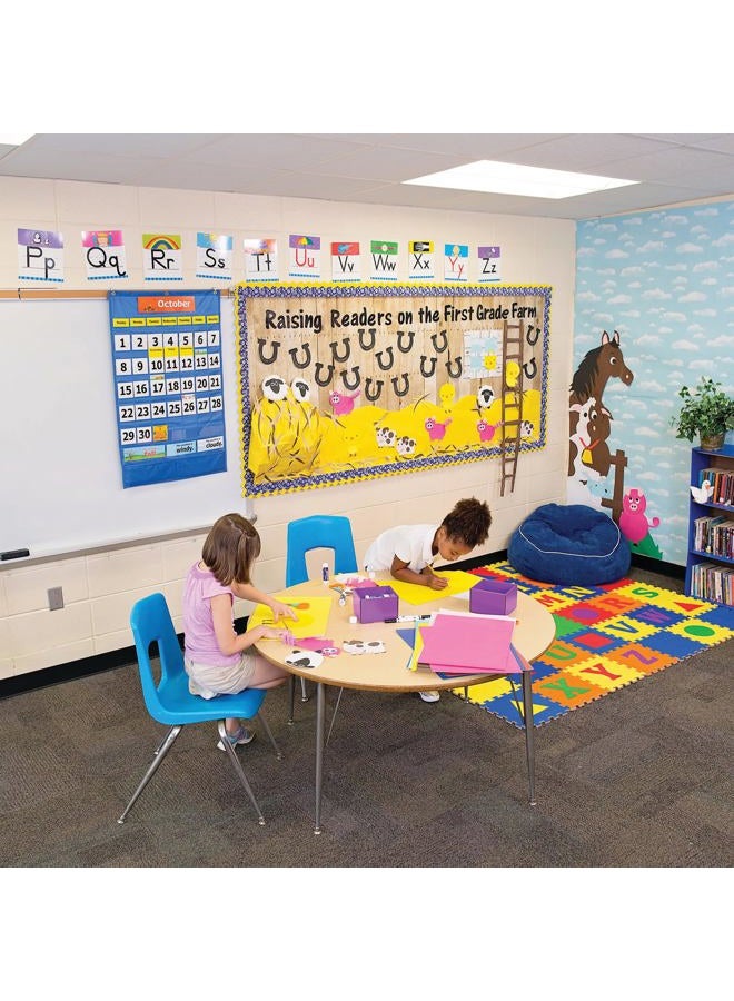 Fadeless Bulletin Board Paper, Fade-Resistant Paper for Classroom Decor, 48” x 12', Weathered Wood, 1 Roll - Image 2