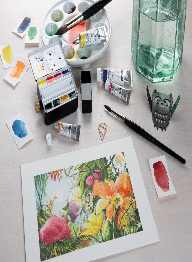 Schmincke Horadam Aquarell Half-Pan Paint Metal Set with Water Container, Set of 8 Colors (74408097) - Image 5