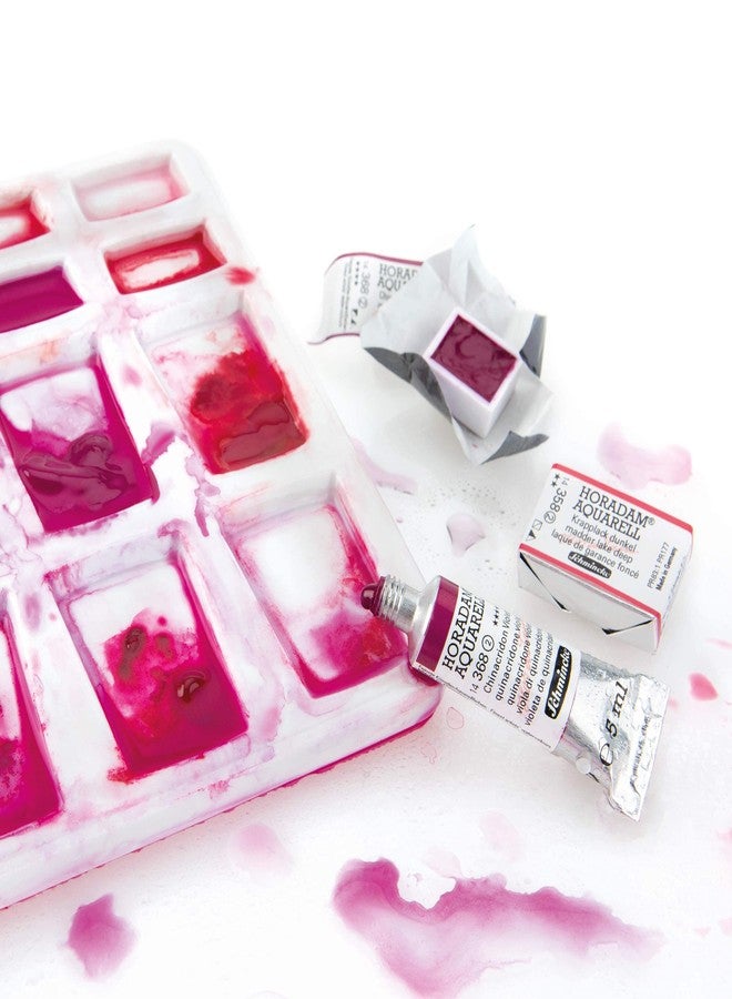 Schmincke Horadam Aquarell Half-Pan Paint Metal Set with Water Container, Set of 8 Colors (74408097) - Image 3