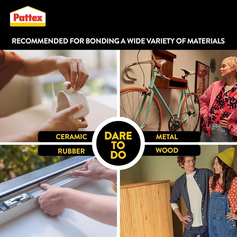 باتكس غراء فائق التحكم في السوائل، غراء شفاف لمواد مختلفة، بتركيبة مانعة للتنقيط، تطبيقات عمودية، فوهة دقيقة، 1 × 3 جرام - Image 5