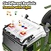 DWIRCTOYS Kids Toys for Ages 3 4 5 6 7 8 Years Old Boys 25 Large Army Semi Truck with Helicopter Race Car Friction Powered Vehicle with Lights SoundsBirthday Gift for Boys Girls - Image 4