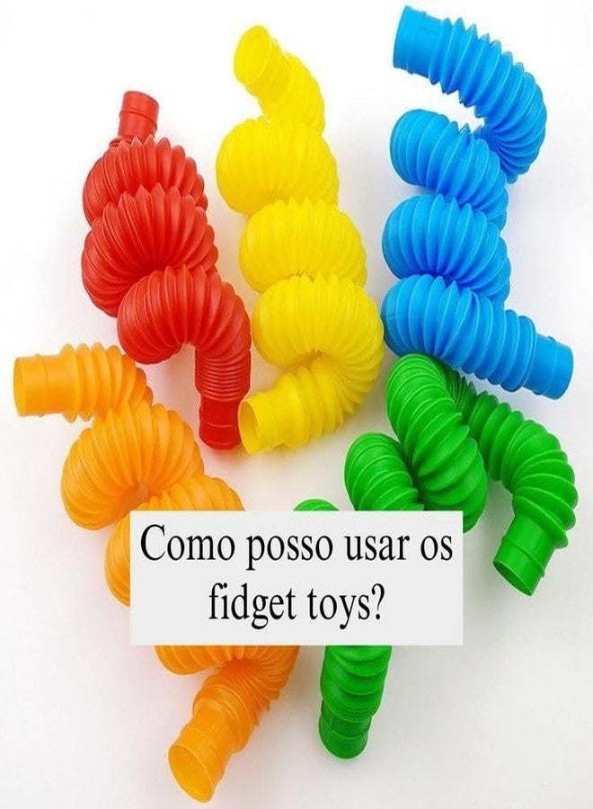 Aakrivaa Pop Tube Sensory Fidget Toy, Multi-Colour Stretchable Pipes, Stress Relief Toy for Kids and Adults - Image 3
