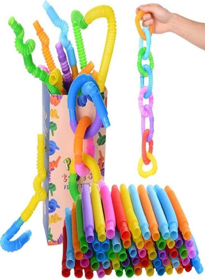 Aakrivaa Pop Tube Sensory Fidget Toy, Multi-Colour Stretchable Pipes, Stress Relief Toy for Kids and Adults - Image 5