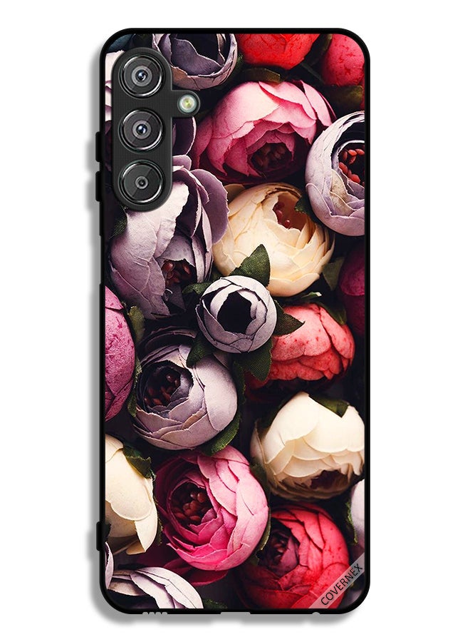 Covernex Samsung Galaxy F15 5G Protective Case Cover Dark Cone Roses - Image 1