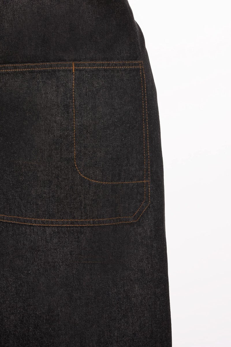 Chef Works Unisex Memphis Bib Apron, Black, One Size - Image 5