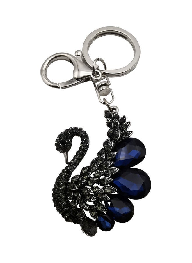 NIBEMINENT Stylish Design Key Chain Blue/Black/Silver - Image 1