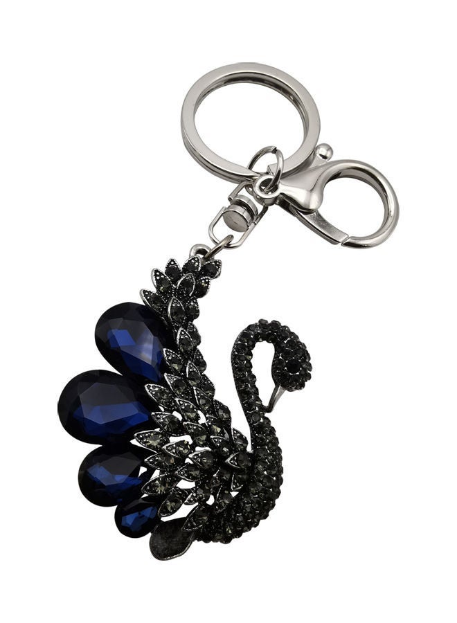 NIBEMINENT Stylish Design Key Chain Blue/Black/Silver - Image 3