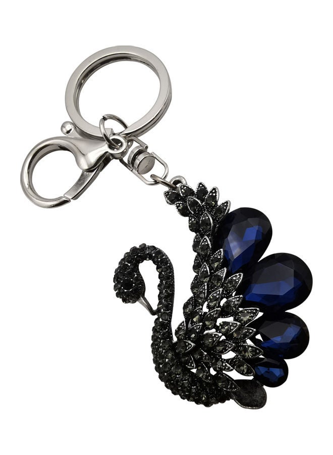 NIBEMINENT Stylish Design Key Chain Blue/Black/Silver - Image 2