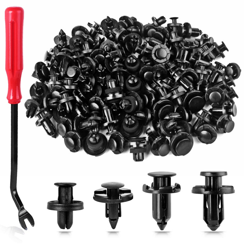 Xislet 121pcs Plastic Rivets Clips 7mm 8mm 9mm 10mm Compatible with Subaru Bumper Fender Retainers Replace 909140007 909140065 909140051 Included Removal Tool - Image 3