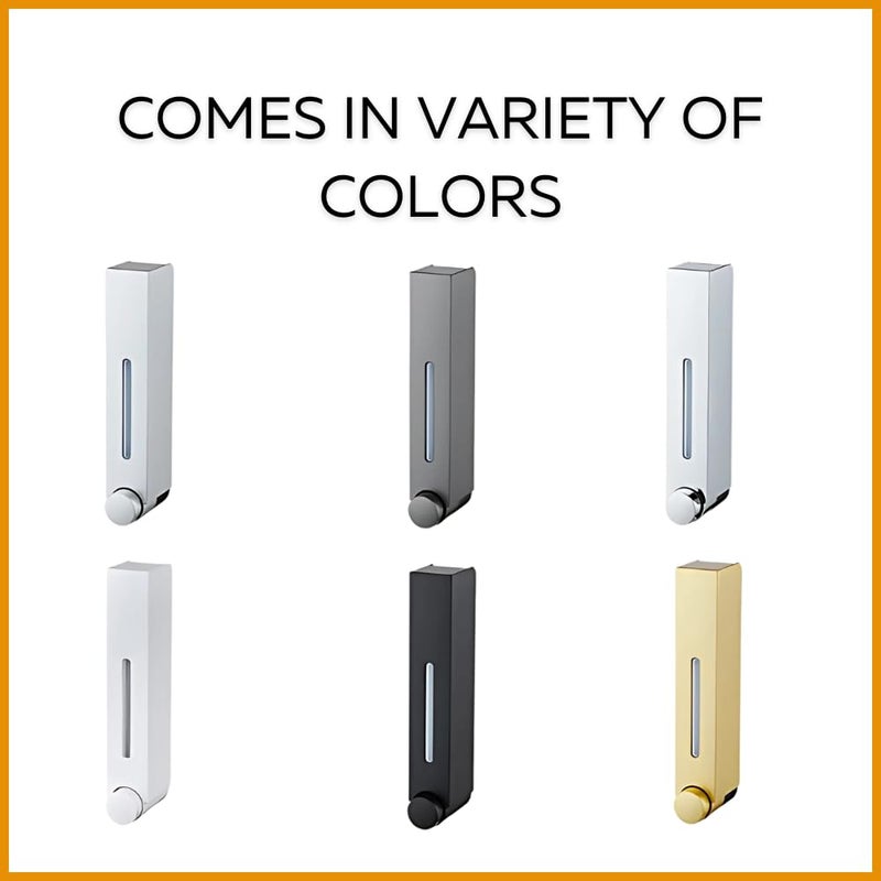 ZAP ZXR 242 Hand Soap Dispenser, Wall Mounted, 400ml Capacity, ABS Body, Easy Refill, Ideal for Kitchen & Bathroom, Durable & Stylish Liquid Soap Holder - Image 2