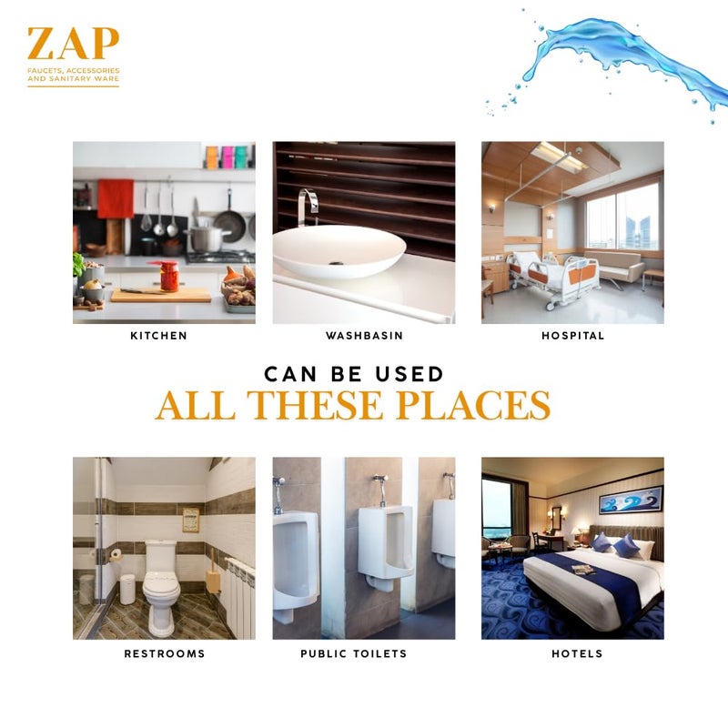 ZAP ZXR 242 Hand Soap Dispenser, Wall Mounted, 400ml Capacity, ABS Body, Easy Refill, Ideal for Kitchen & Bathroom, Durable & Stylish Liquid Soap Holder - Image 5