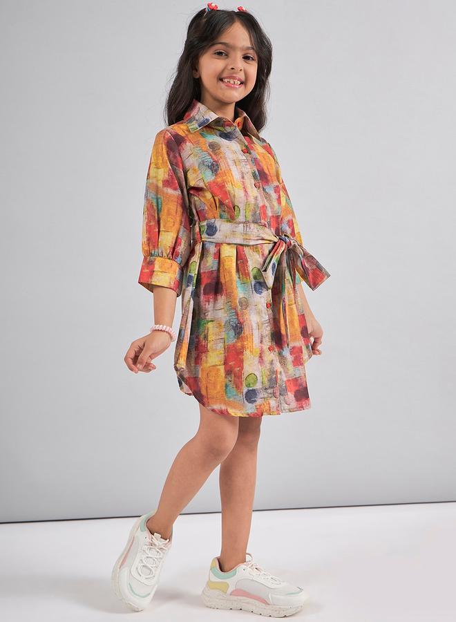 Stylo Bug Abstract Print Dress  - Image 4