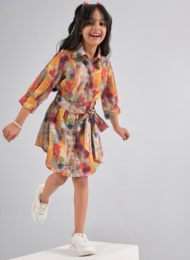Stylo Bug Abstract Print Dress  - Image 2