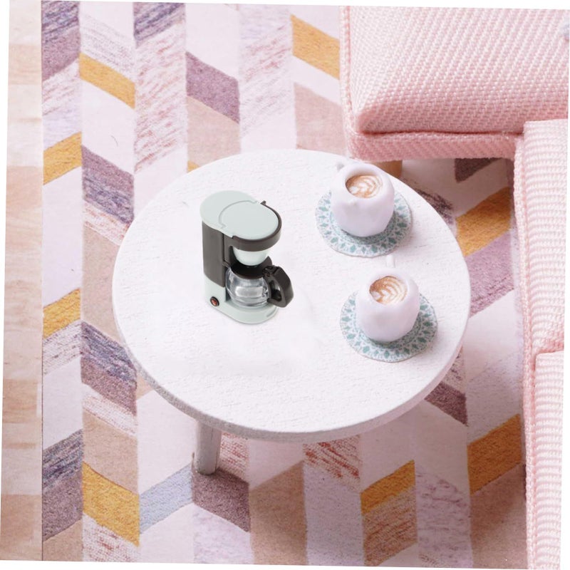 Miniature Coffee Machine Model Miniature Kitchen Accessory For Dollhouse Collectors - Image 5