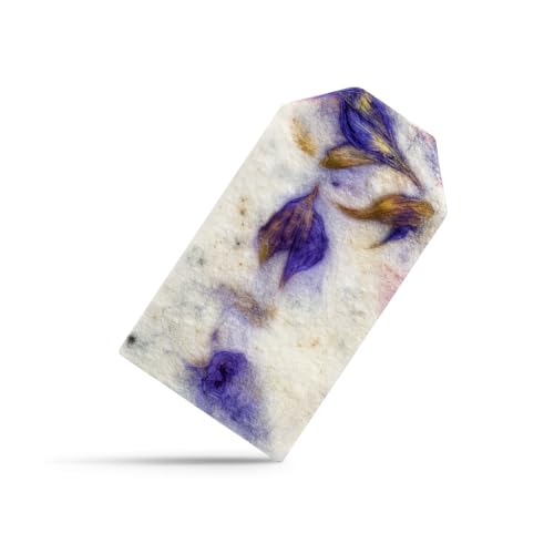 Seed Bloom 50Pcs Plantable Purple Seed Paper Tags with Wildflower Seeds, Writable & Plantable Present for Moms, Plant Lover, Teachers, Ideal for Weddings, Baby Shower Favors, Memorial, & Celebrations - Image 1