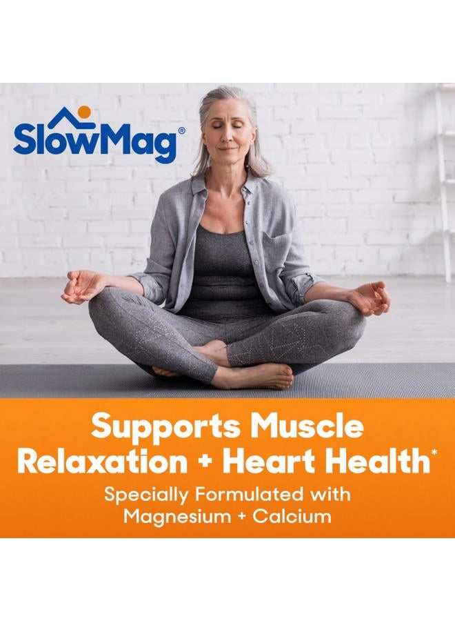 Slow-Mag Muscle + Heart, Magnesium Chloride + Calcium 60 Tablets - Image 3