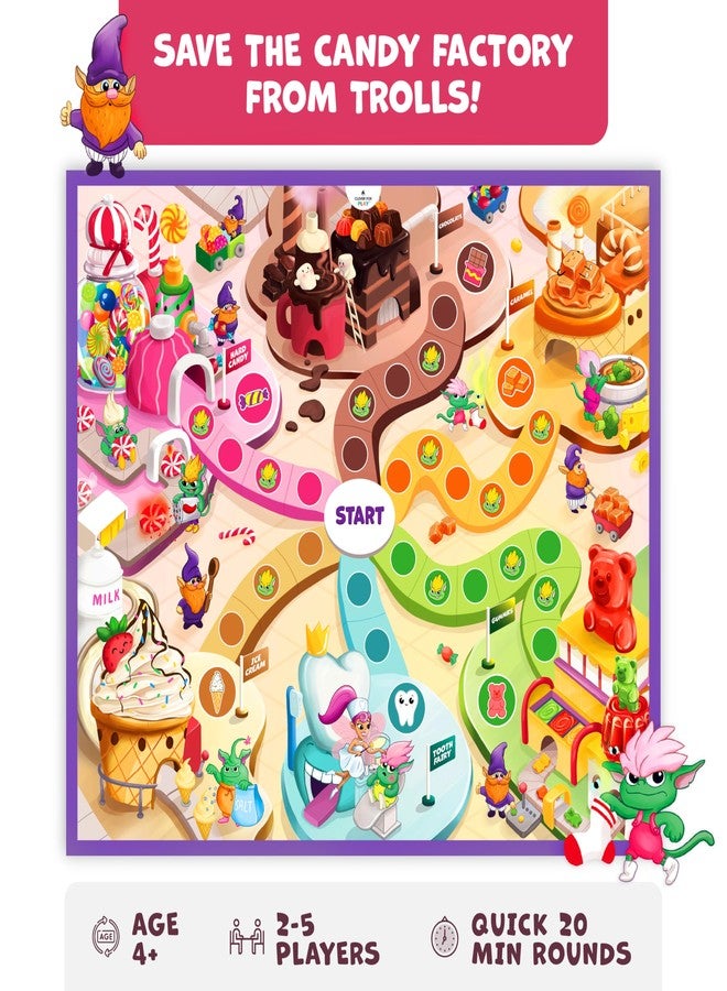 Clever Fox Play Candy Factory Family Board Game for Kids Ages 4-8 – Game Night & Classroom Learning Game – Sweet Adventure in The Magic Land of Candy – Beginner-Friendly, No Reading Required - Image 3