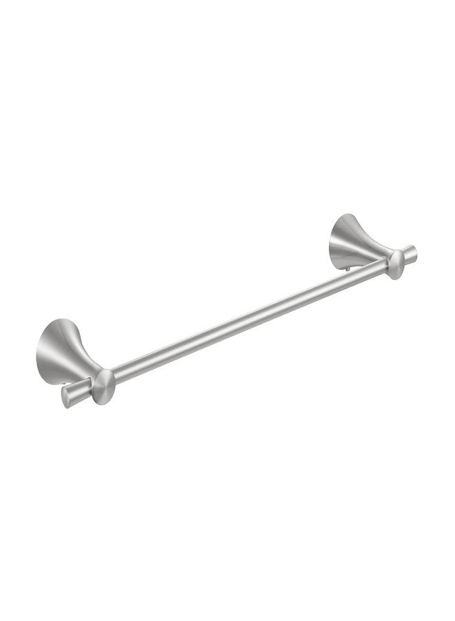 PARLOS Brass 17" Towel Bar Towel Holder Hanger Rack Wall Mount Accessories for Bathroom, Brushed Nickel - Image 1