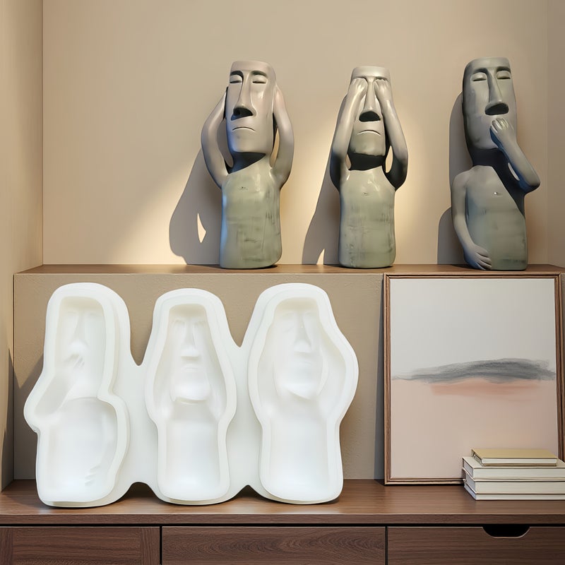 Single Stone Statue Shaped Cake Baking Mold Creative Kitchen Baking Supplies - Image 1