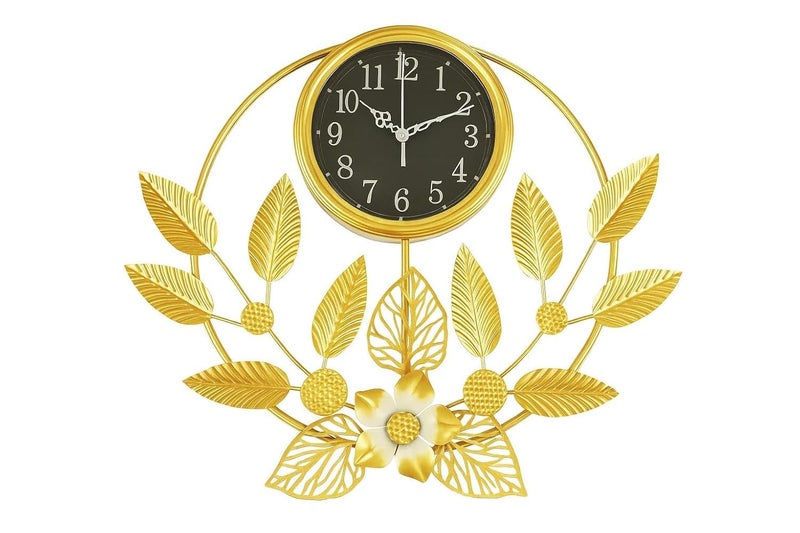 Earwig Metal Double Sided Wall Decorative Indoor Outdoor Double Sided Clock Easy to Read, Hanging Station Clock for Patio, Garden, Office Outside Corner (EW-12) - Image 1