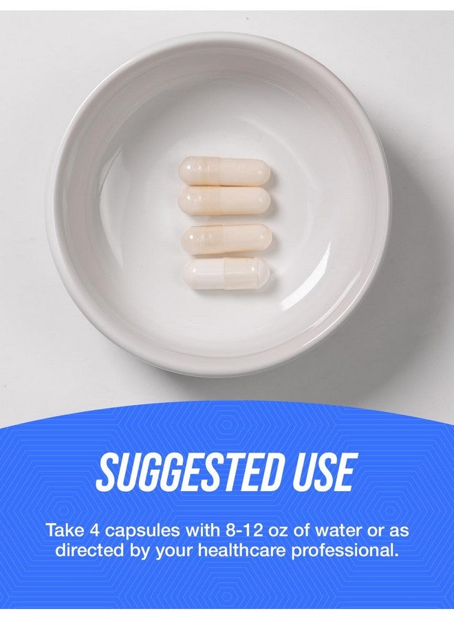 BulkSupplements كبسولات ماغنيسيوم غليسينات من بولك سابليمنتس - مكمل ماغنيسيوم، ماغنيسيوم غليسينات 400 ملغ - خالي من الغلوتين، 4 كبسولات لكل حصة، 240 عدد (عبوة من 1) - Image 4