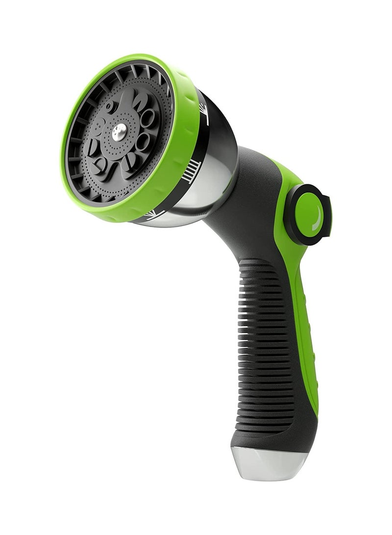 SYOSI Garden Hose Nozzle Sprayer with Thumb Control Valve, 10 Modes Garden Sprayer Universal Fit Garden Hose Nozzle Watering Nozzle All-Purpose for Outdoor - Hose Head Attachment Gun Handle Nozzles - Image 1