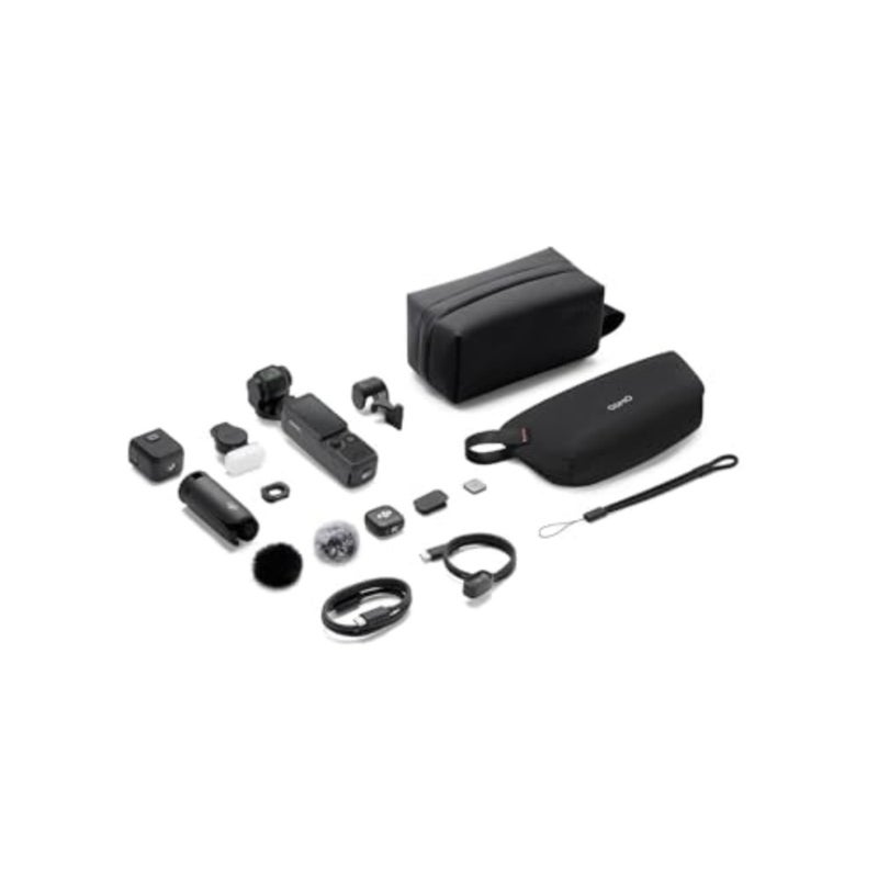 Osmo Pocket 4 Creator Combo, Pocket Gimbal Vlog Camera, 1″ CMOS and 4K/240fps, 3-Axis, 2× Lossless Zoom, 107GB Built-in Storage, Mic 3 Transmitter, Osmo Mini Tripod, UAE Version, Official Warranty - Image 3