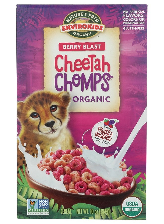 Envirokidz NATURES PATH CEREALS KIDS CHEETAH CHOMPS OR 10 OZ  - Image 1