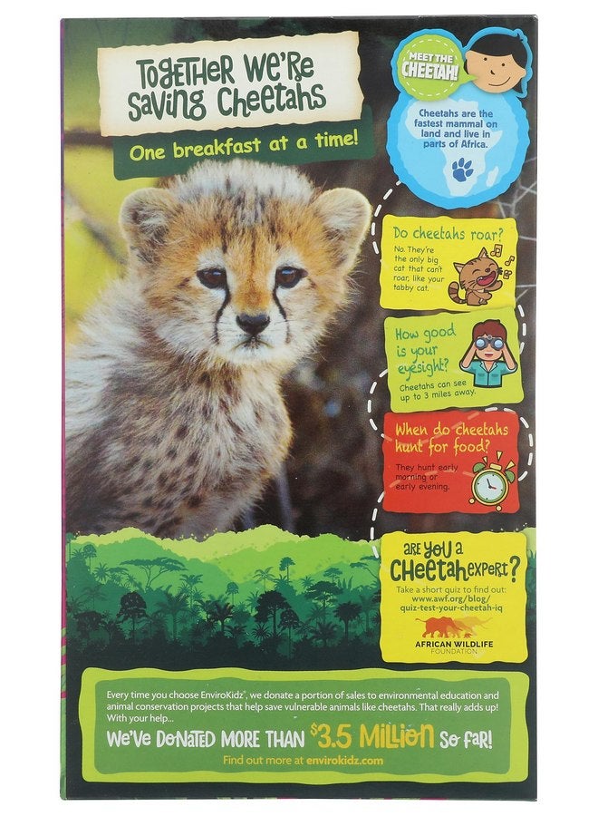 Envirokidz NATURES PATH CEREALS KIDS CHEETAH CHOMPS OR 10 OZ  - Image 2