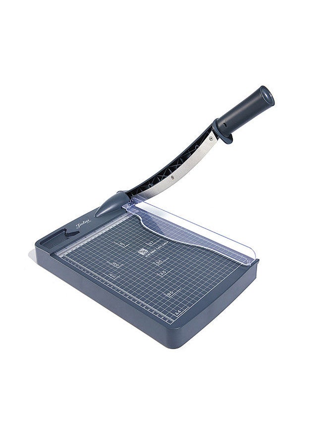 JIELISI Mini Paper Trimmer Guillotine Cutter A4 Cut Length Desktop Paper Cutting Machine with Security Cutter Head for Craft Paper Photos Cards Scrapbooking Office Home Supplies  - Image 1