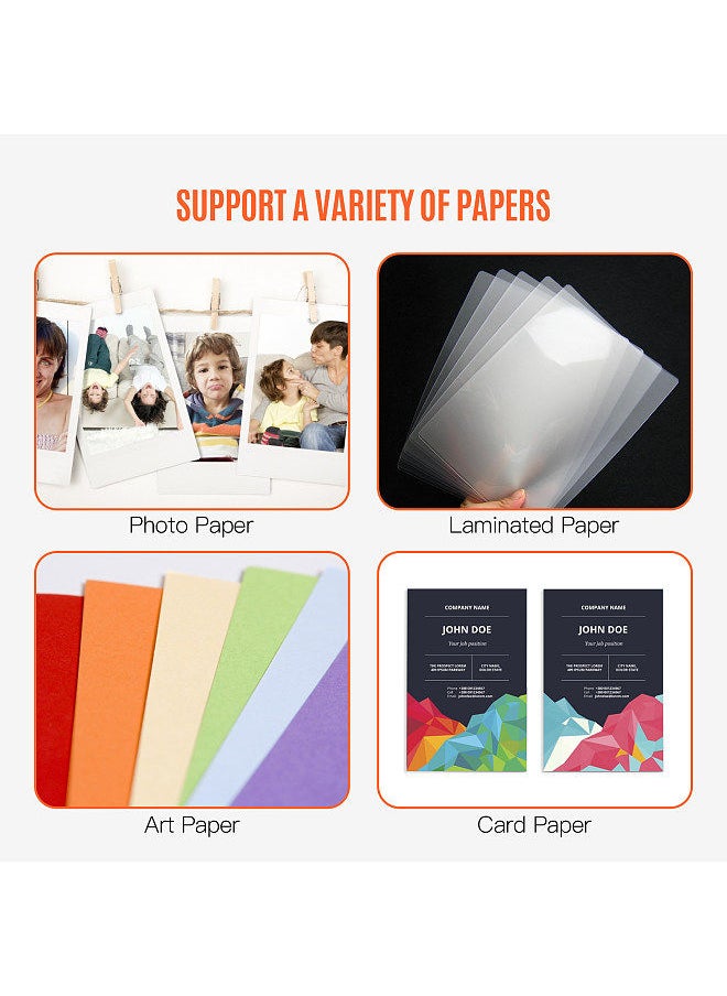 JIELISI Mini Paper Trimmer Guillotine Cutter A4 Cut Length Desktop Paper Cutting Machine with Security Cutter Head for Craft Paper Photos Cards Scrapbooking Office Home Supplies  - Image 5