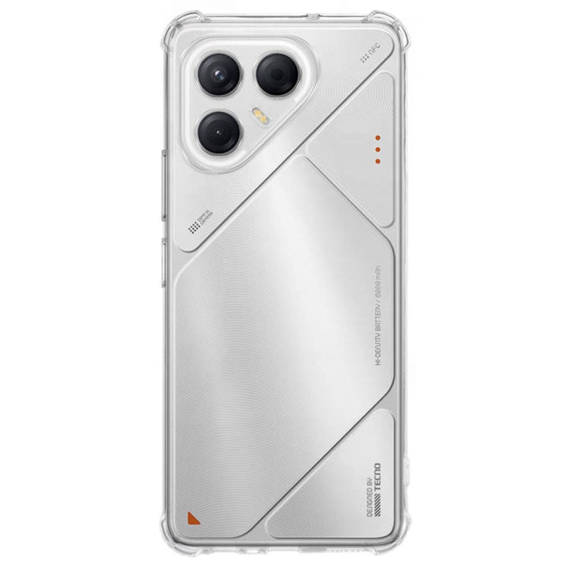 erorex For Tecno Pova 7 Pro 5G 1.5Mm Four-Corner Airbags Shockproof Transparency Tpu Phone Case - Image 2