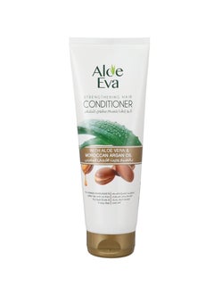 Eva Strengthening Hair Conditioner with Aloe Vera and Moroccan Argan Oil White 230ml 1+1  - Image 2