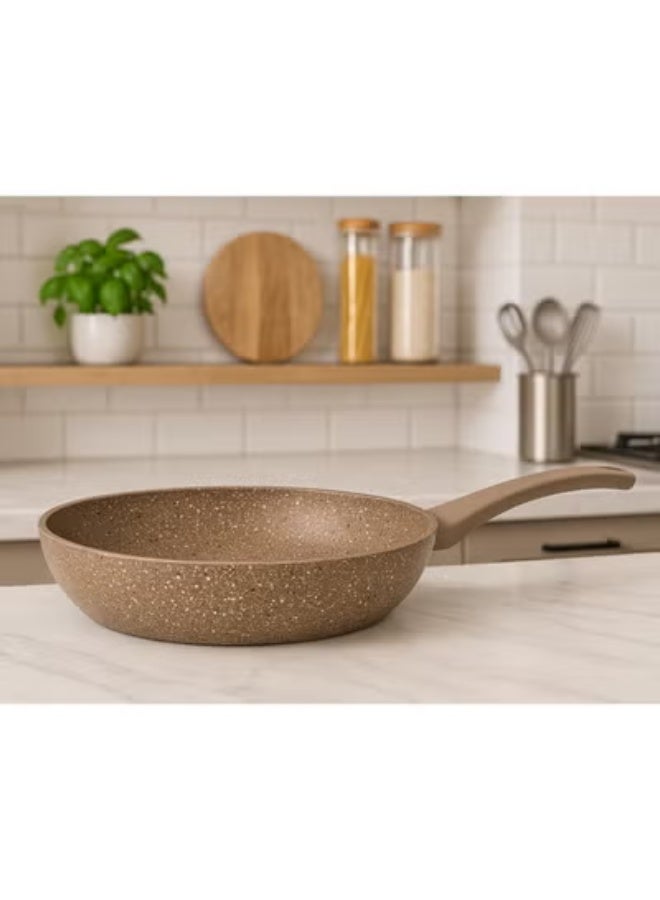 او ام اس OMS مقلاة غير لاصقة 20 سم - جرانيت - صناعة تركية - Image 1