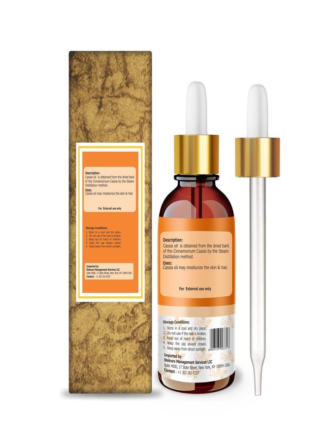 Crysalis Cassia (Cassia) Oil|100% Pure & Natural Undiluted Essential Oil Organic Standard For Skin & Haircare|Therapeutic Grade Oil, Healthy Skin & Hair-50ML With Dropper - Image 3