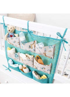 Purple Bebe Baby Baby Room Crib Side Organizer with 9 Pockets (Blue) 54X49 - pzsku/Z21AA391168912BB403BFZ/45/_/1730752286/b2f74088-ae9d-42ef-abbc-82d9ba9b98e7